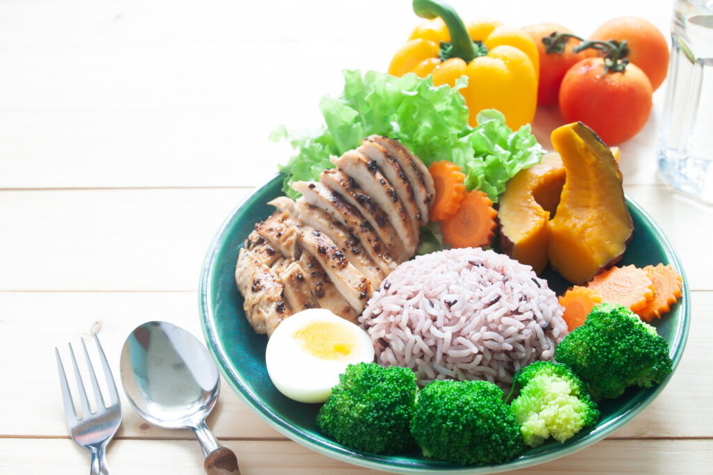 a balanced plate