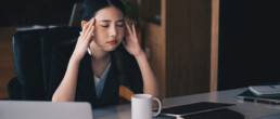 fatigued woman in perimenopause