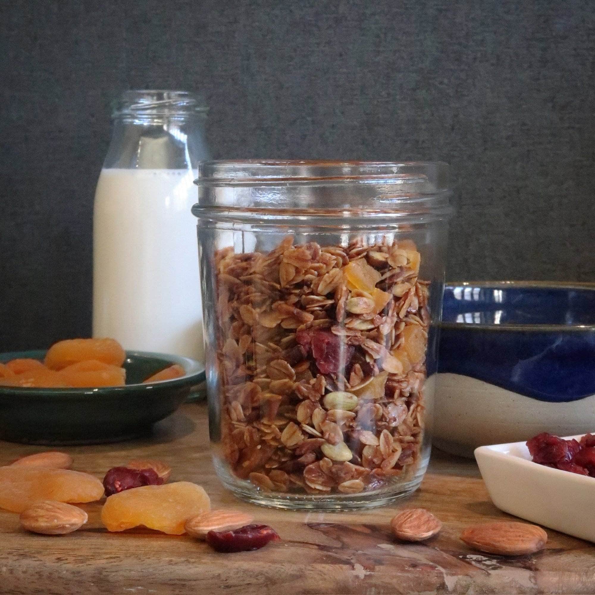 Low-carb Almond & Pistachio Granola - Madhavi Shilpi