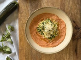 Zucchini spaghetti