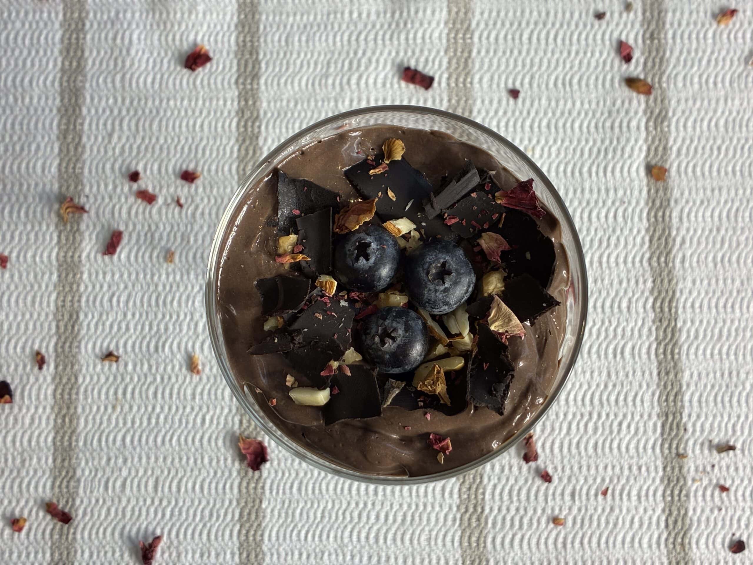 Silken Tofu Chocolate Mousse - Madhavi Shilpi