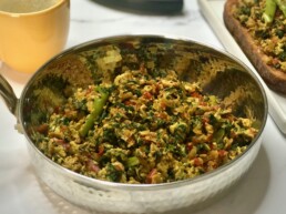 methi egg bhurjee