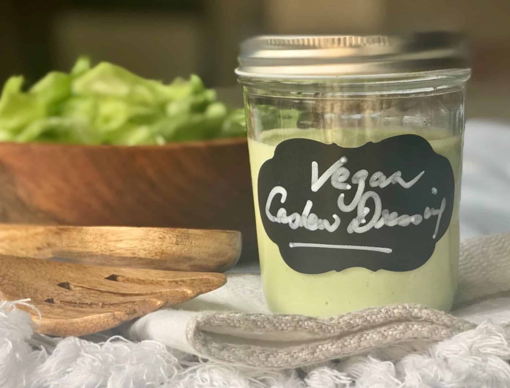 Creamy Vegan Cashew dressing - Madhavi Shilpi