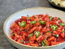 Strawberry salsa