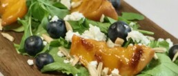 Grilled Peach & Blueberry Salad