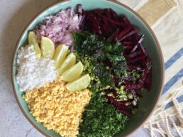 Beetroot kosambari