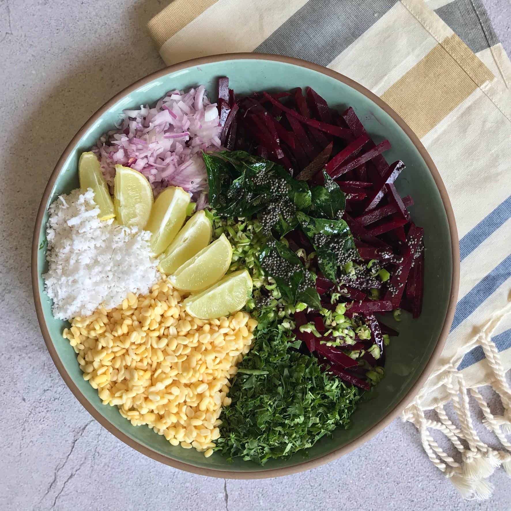 Beetroot Kosambari - Madhavi Shilpi