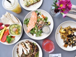 Which diet should you follow? Image of d plates filled with different meals showcasing different diets.